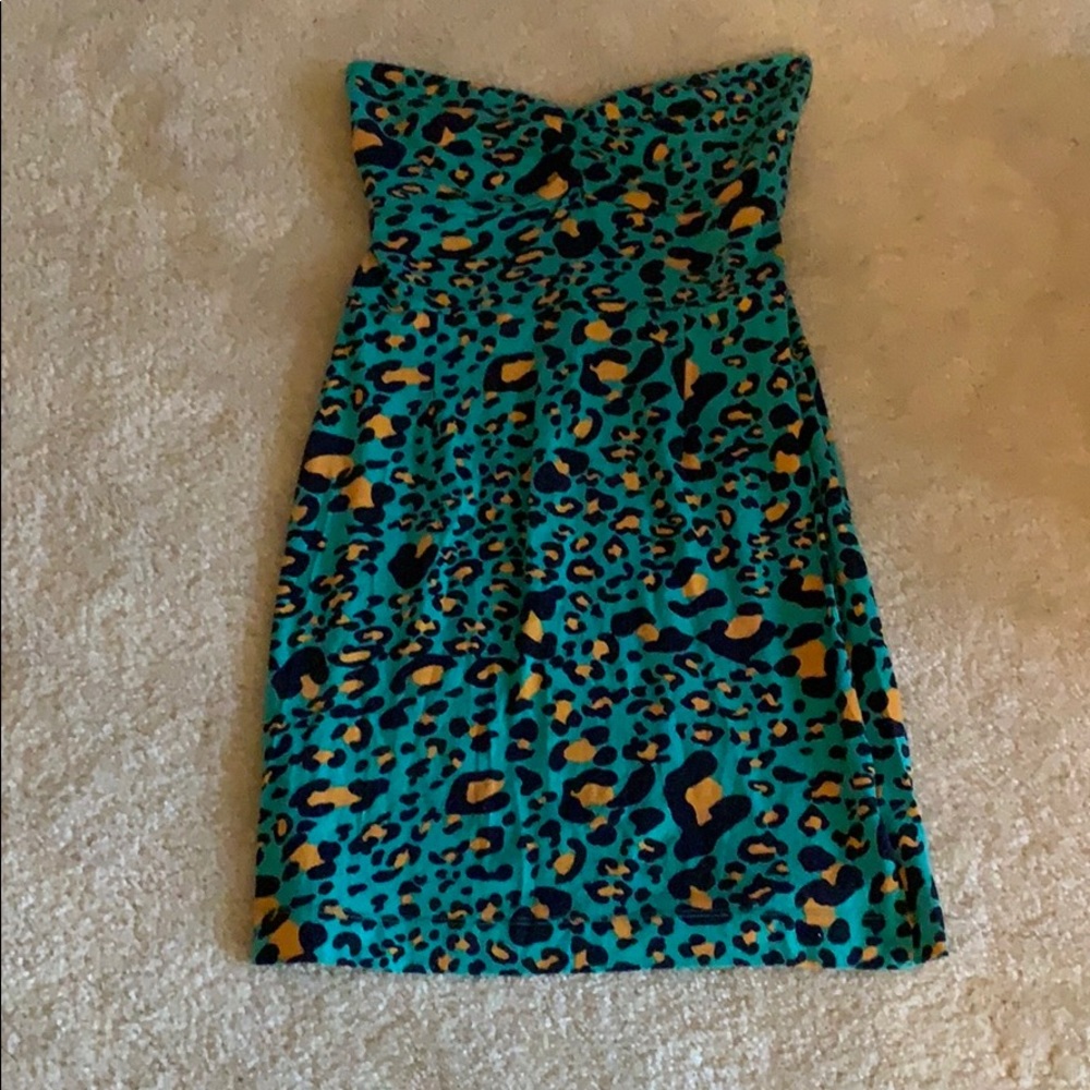 Strapless dress!